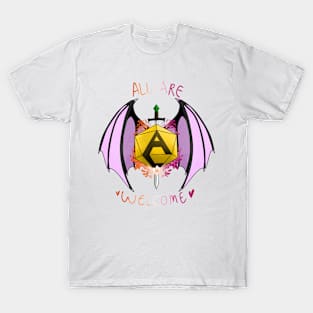 Lesbian Pride Dice (Adventure loot) T-Shirt